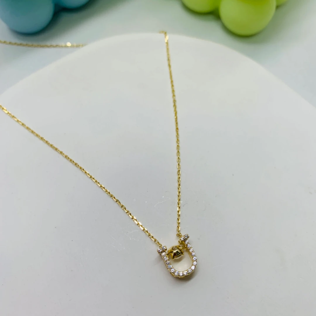 非金属项链 心动幸运马蹄项链 轻奢气质小众