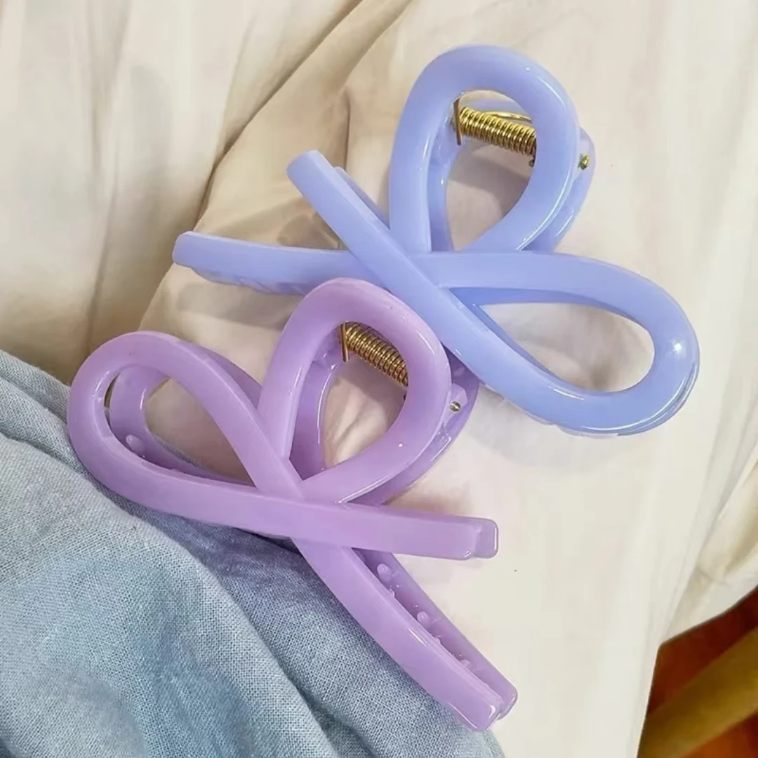 加厚亚克力材质U形包扣11厘米大号抓夹中等发量后脑勺鲨鱼夹