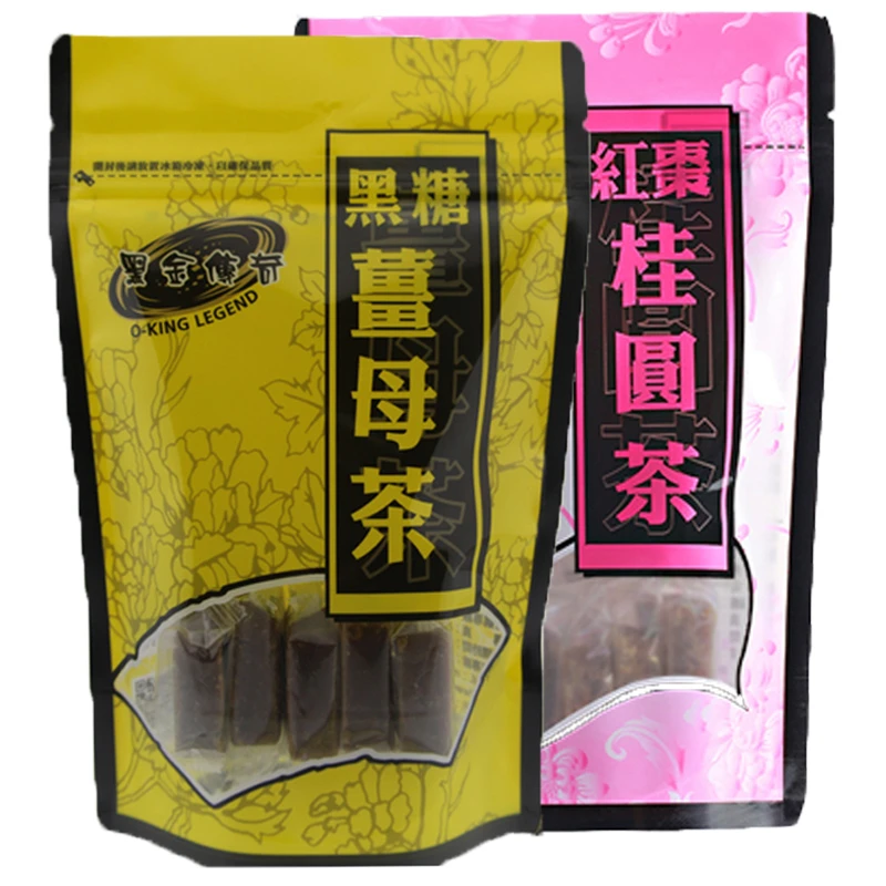 黑金传奇台湾黑糖姜母茶大姨妈姜汁红糖姜汤茶袋装月经期姜枣茶膏