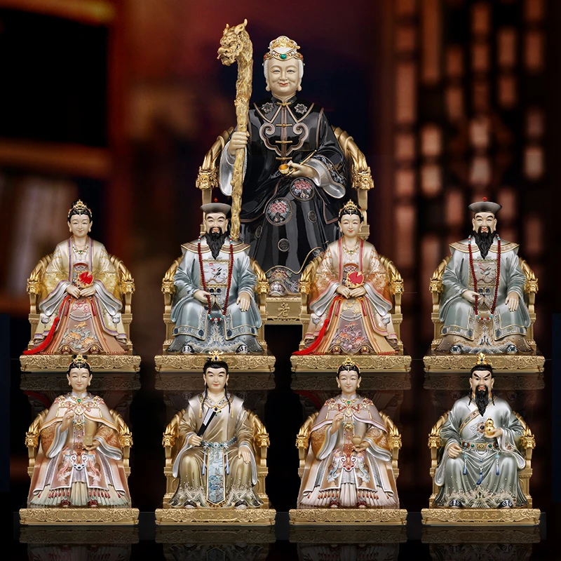 黄铜四大家族桌面摆件