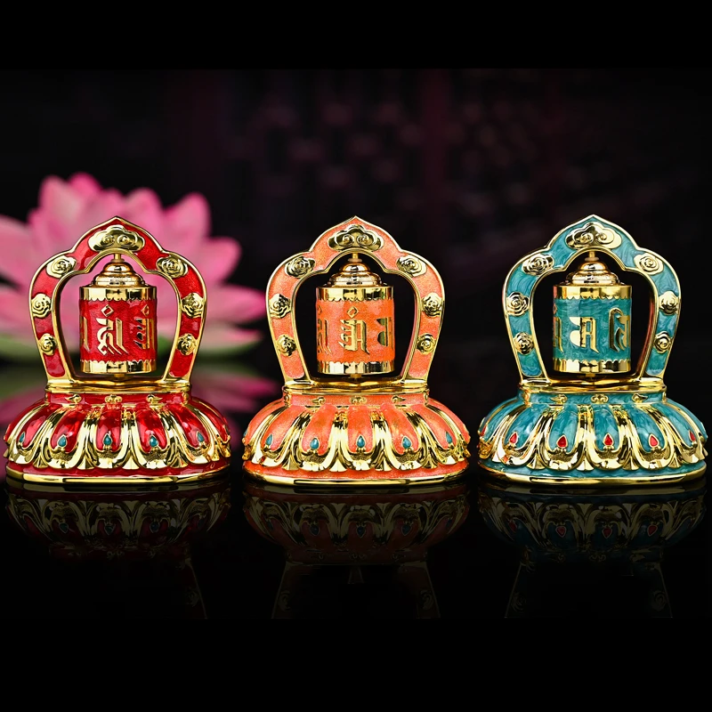 太阳能祥云车载音乐转轮家居摆件