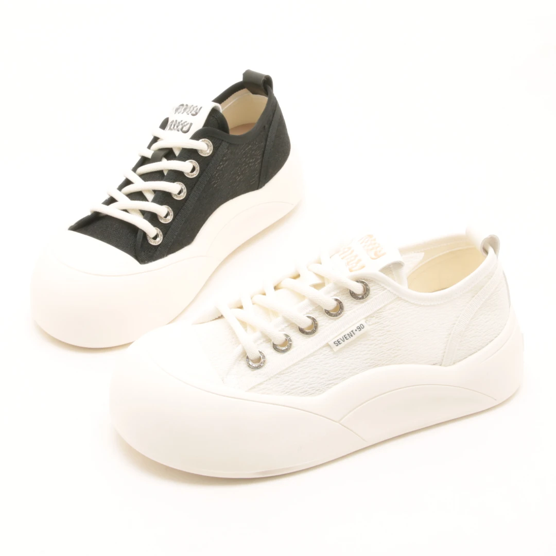 夏季新款网面透气娃娃大头鞋女厚底薄款小白鞋休闲百搭板鞋3448