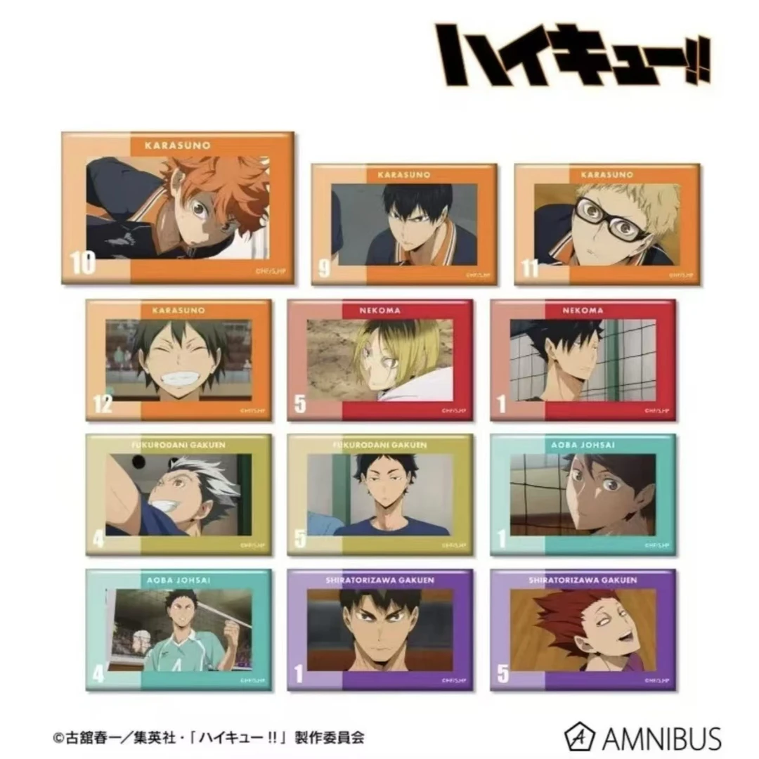 【拍一拆二】排球少年对视方同柄贴纸   徽章盲盒  直播代拆