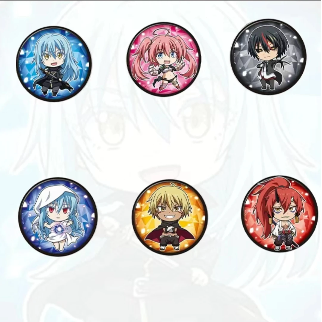 【拆盒】关于我转生变成史莱姆Q版吧唧 徽章盲盒  直播代拆