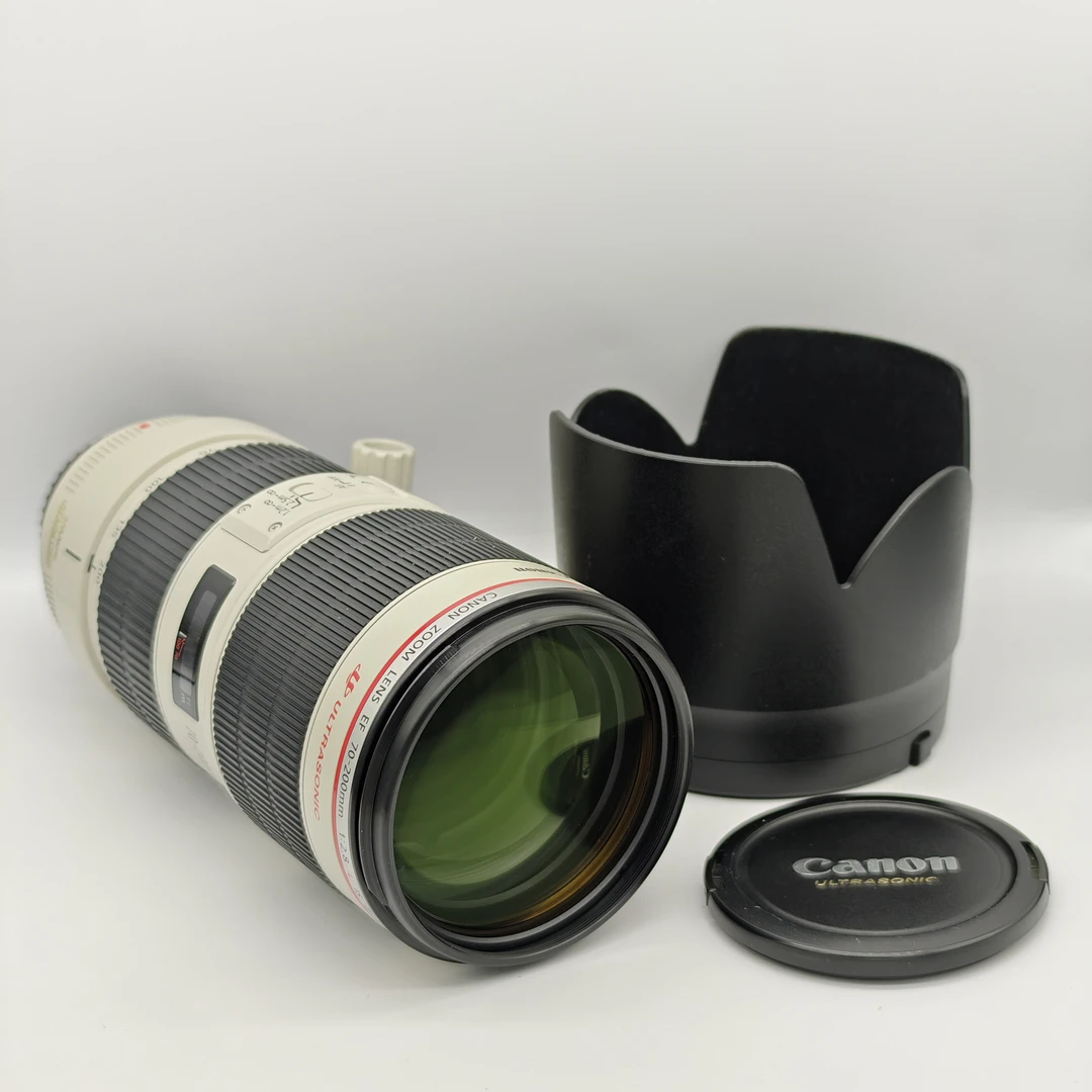 95新 Canon/佳能 佳能70-200f2.8二代小白兔单反镜头
