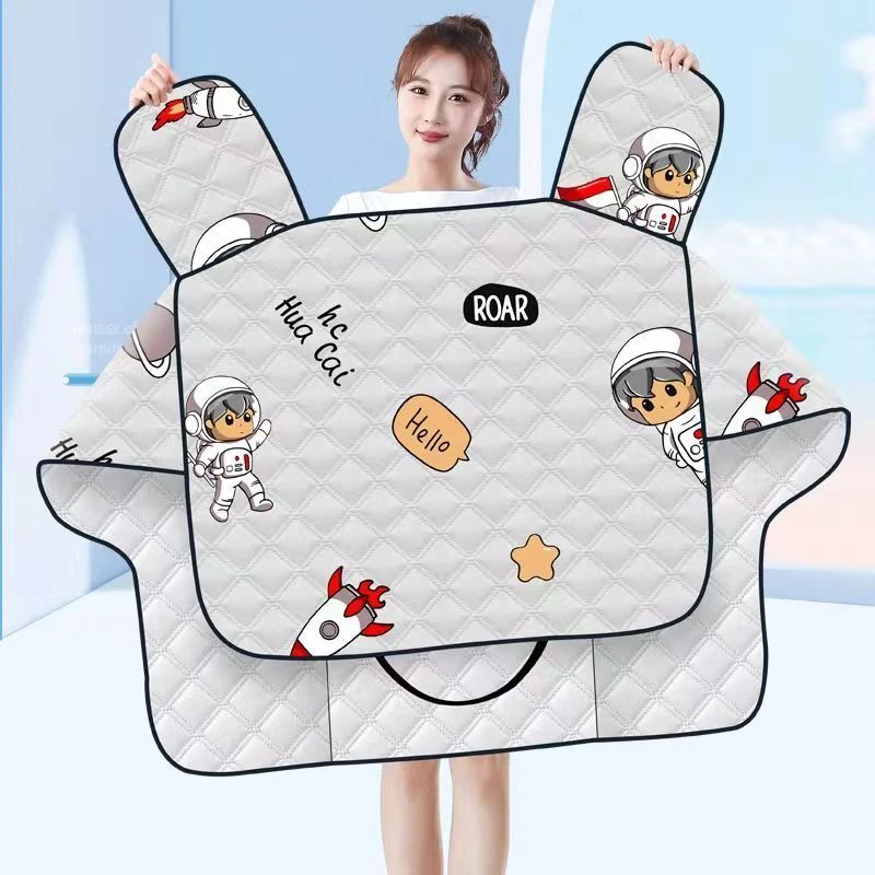 电动车挡风被夏季防晒防雨罩春秋舒适防水电瓶摩托车夏天四季通用