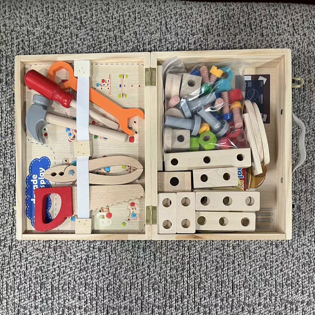 儿童螺母工具箱扭螺丝玩具创造力想象力开发