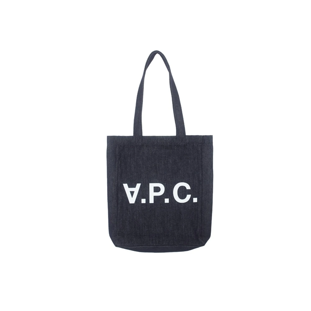 【柏栗良品】INS风托特大容量牛仔通勤单肩包230131