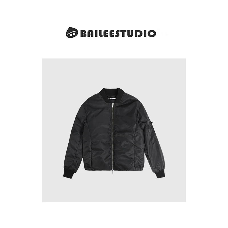 【柏栗良品】秋冬新品~ 休闲净版百搭潮流夹克短款羽绒服  BL007