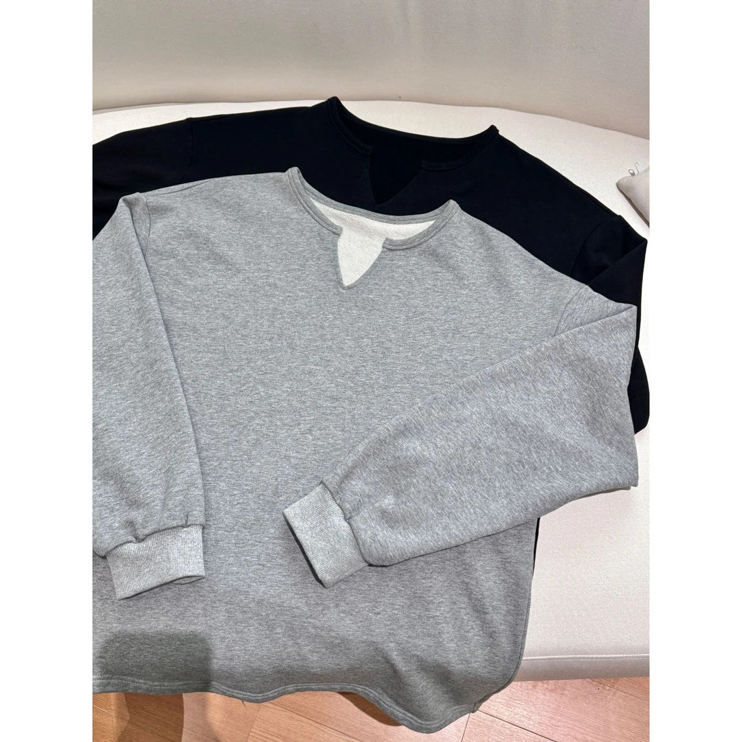 Zz/张张私服 2024秋款小众设计极简风私服自留百搭上衣 2408B3542