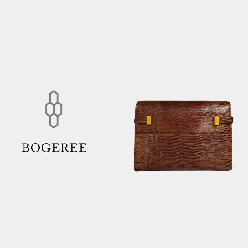 【BOGEREE】漫漫 · 手工高定25CM蜥蜴轻奢手提包     3315 美拉德 y