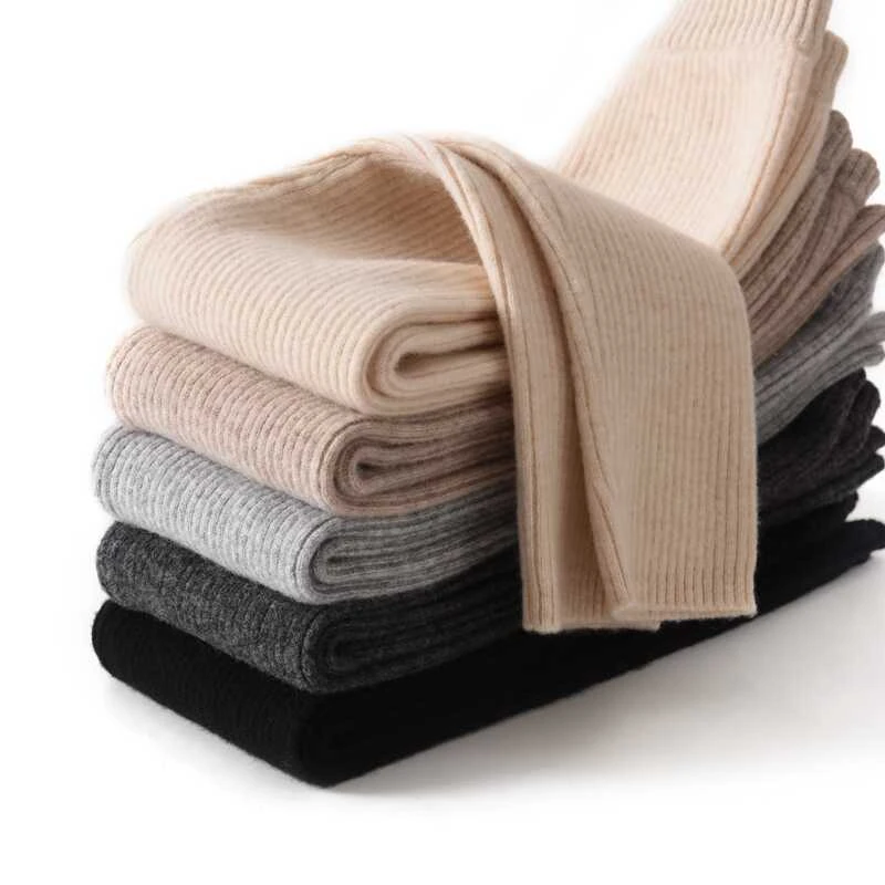 儿童100%羊毛男童保暖裤宝宝女童打底裤秋冬款大童绒针织毛线裤