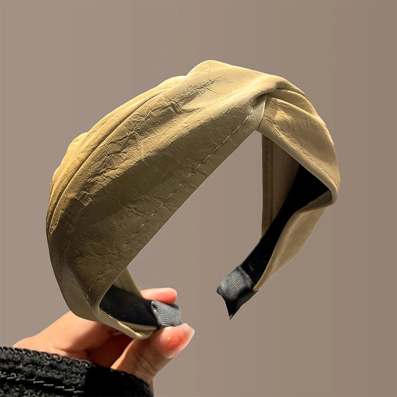 非金属布艺发饰 法式复古发箍头箍发卡宽边百搭网红简约外出头饰