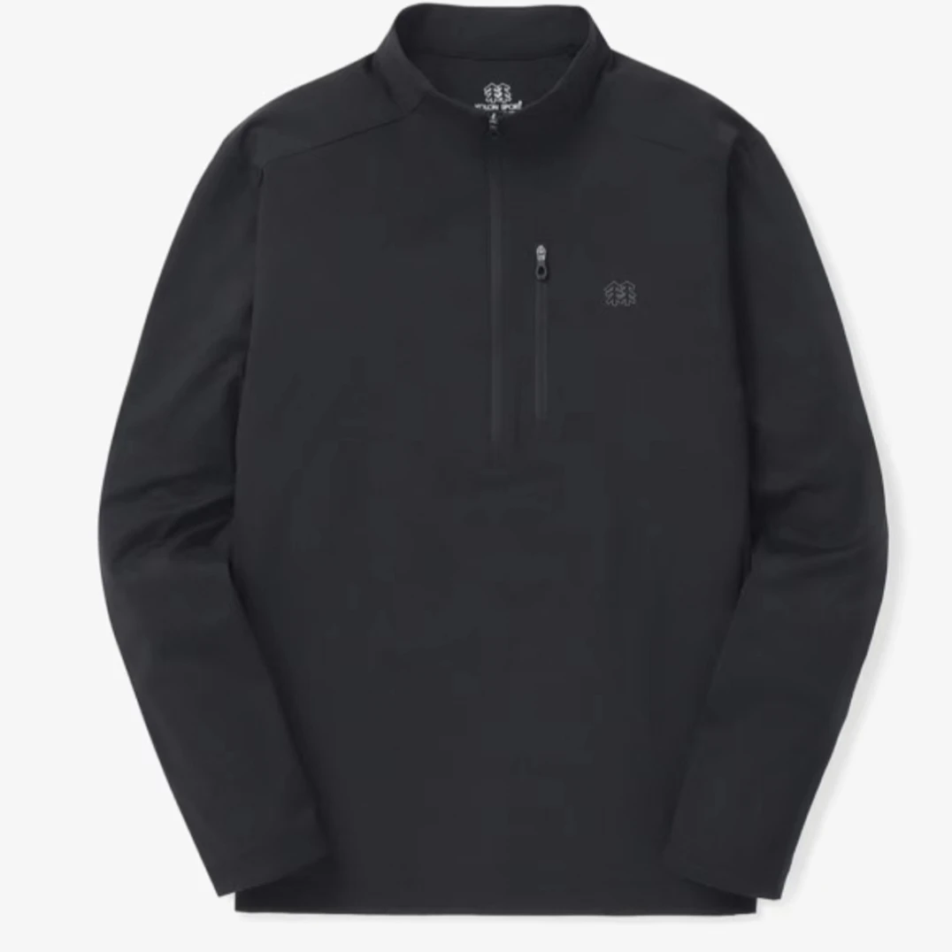 KOLON SPORT可隆24年新款男士长袖半拉链正品现货秒发JWTBM24151