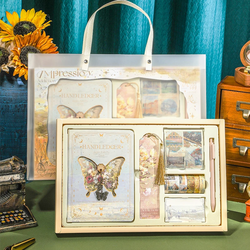 新款十岁女孩子笔记本套装古风高颜值实用礼盒送学生朋友小礼品