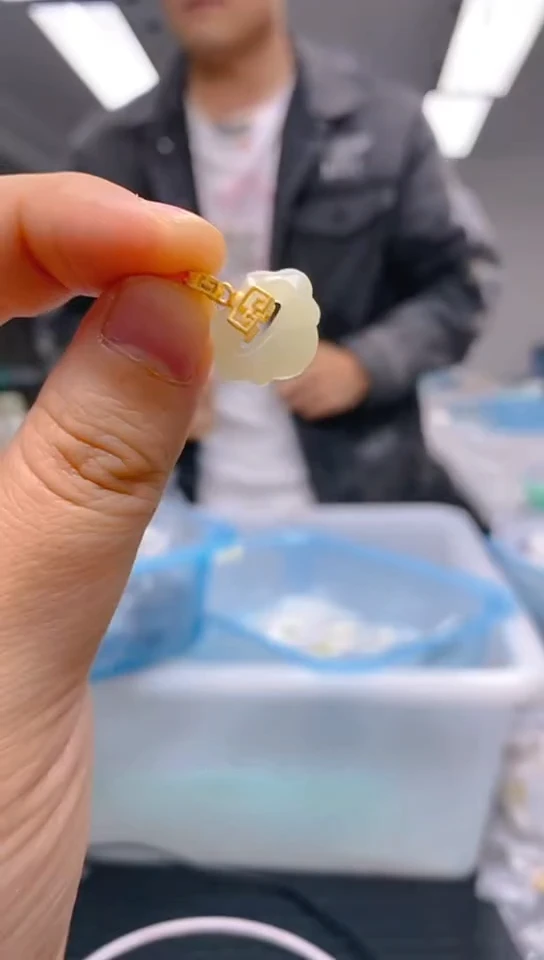 【闪购商品】和田玉耳饰未镶嵌016和田玉吊坠（没有链子）