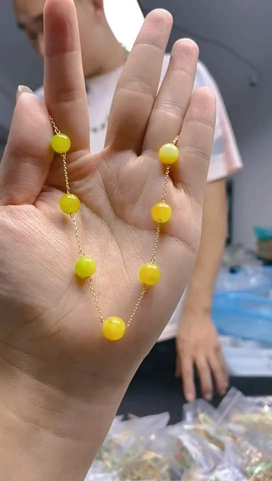 【闪购商品】翡翠耳饰合金125翡翠手链