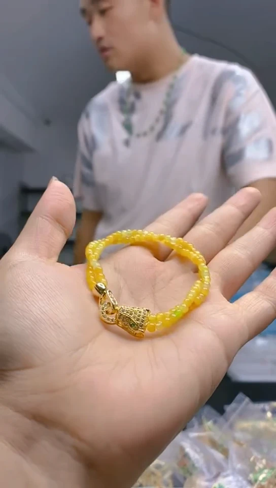【闪购商品】翡翠耳饰合金167翡翠手链