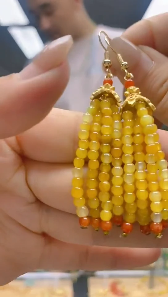 【闪购商品】翡翠耳饰合金146翡翠耳钩