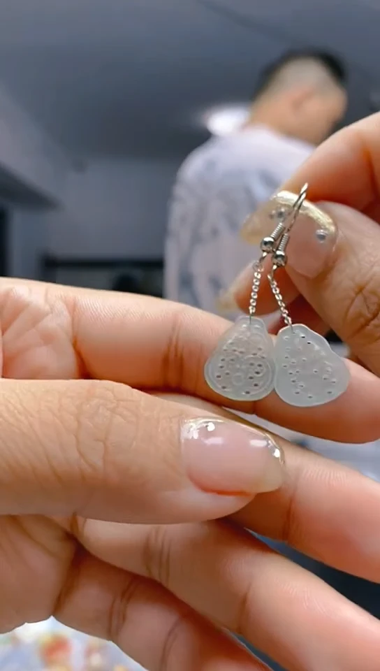 【闪购商品】翡翠耳饰合金0201翡翠耳钩