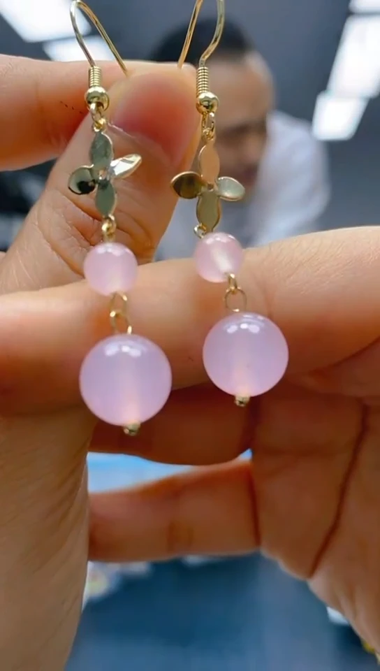 【闪购商品】玛瑙/玉髓耳饰未镶嵌045玛瑙耳饰·多样性发货