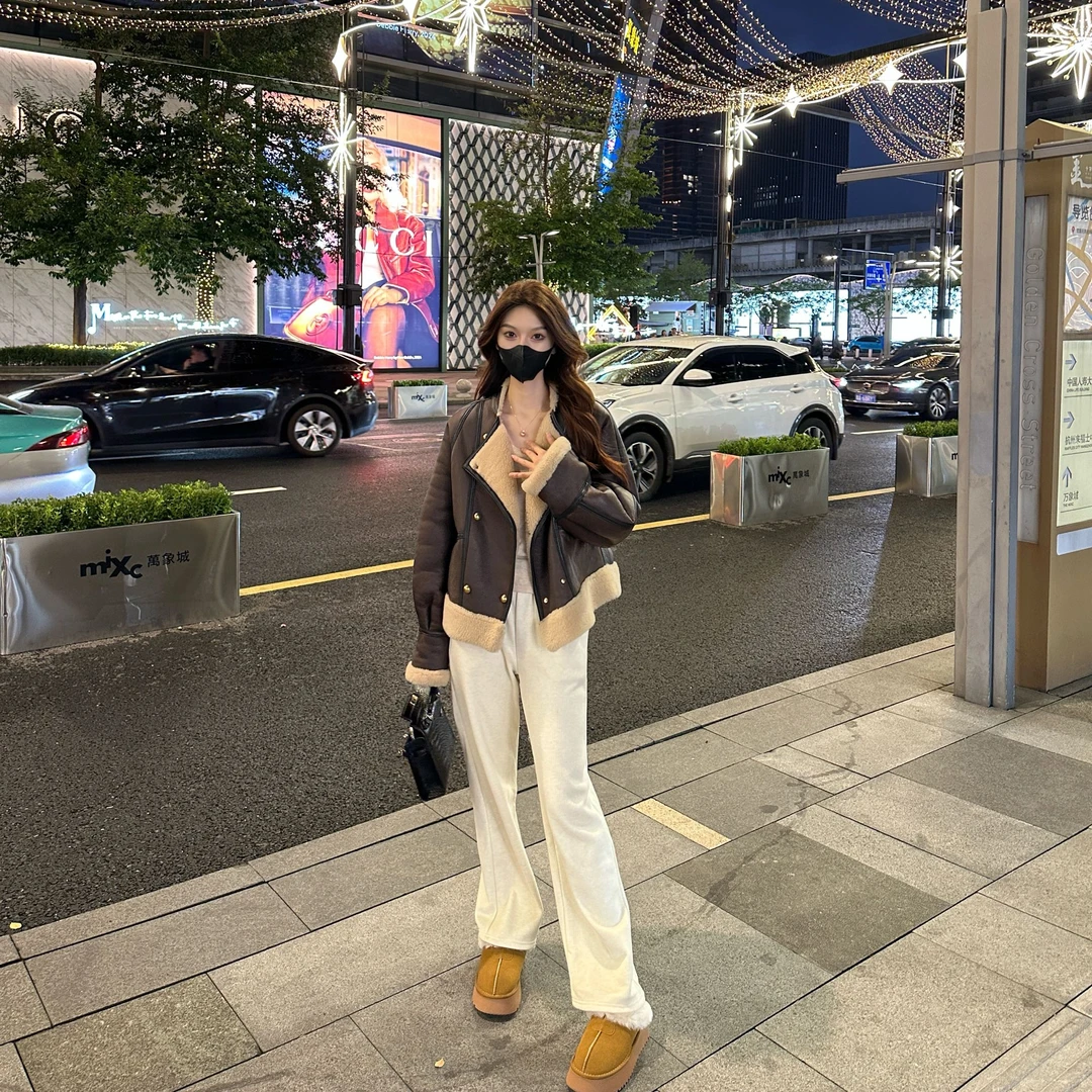 【薇哥内部自营】24W158Liixu美拉德加厚外套高级感慵懒风气质上衣