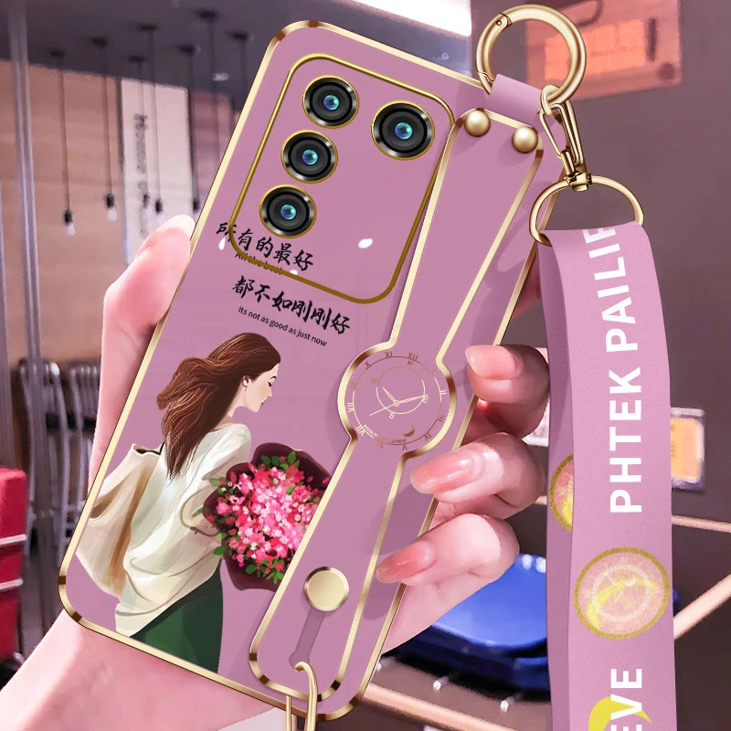 vivos16手机壳新款vivos16pro电镀刚好斜挎腕带挂绳硅胶软壳s16e