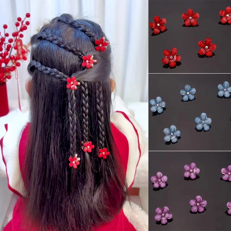 【爱咪儿】精致花朵迷你甜美公主头发抓刘海前额碎发夹侧边夹发饰