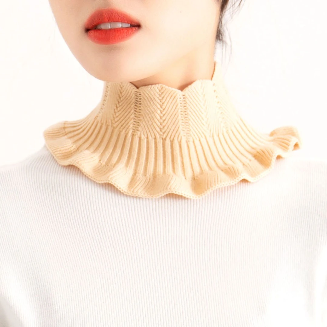 冬天万能假领子时尚百搭多功能保暖亲肤弹力防风纯色护脖假领子