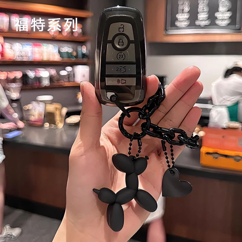 剑果福特车钥匙套福克斯蒙迪欧福睿斯金牛座锐际锐界探险者包壳扣