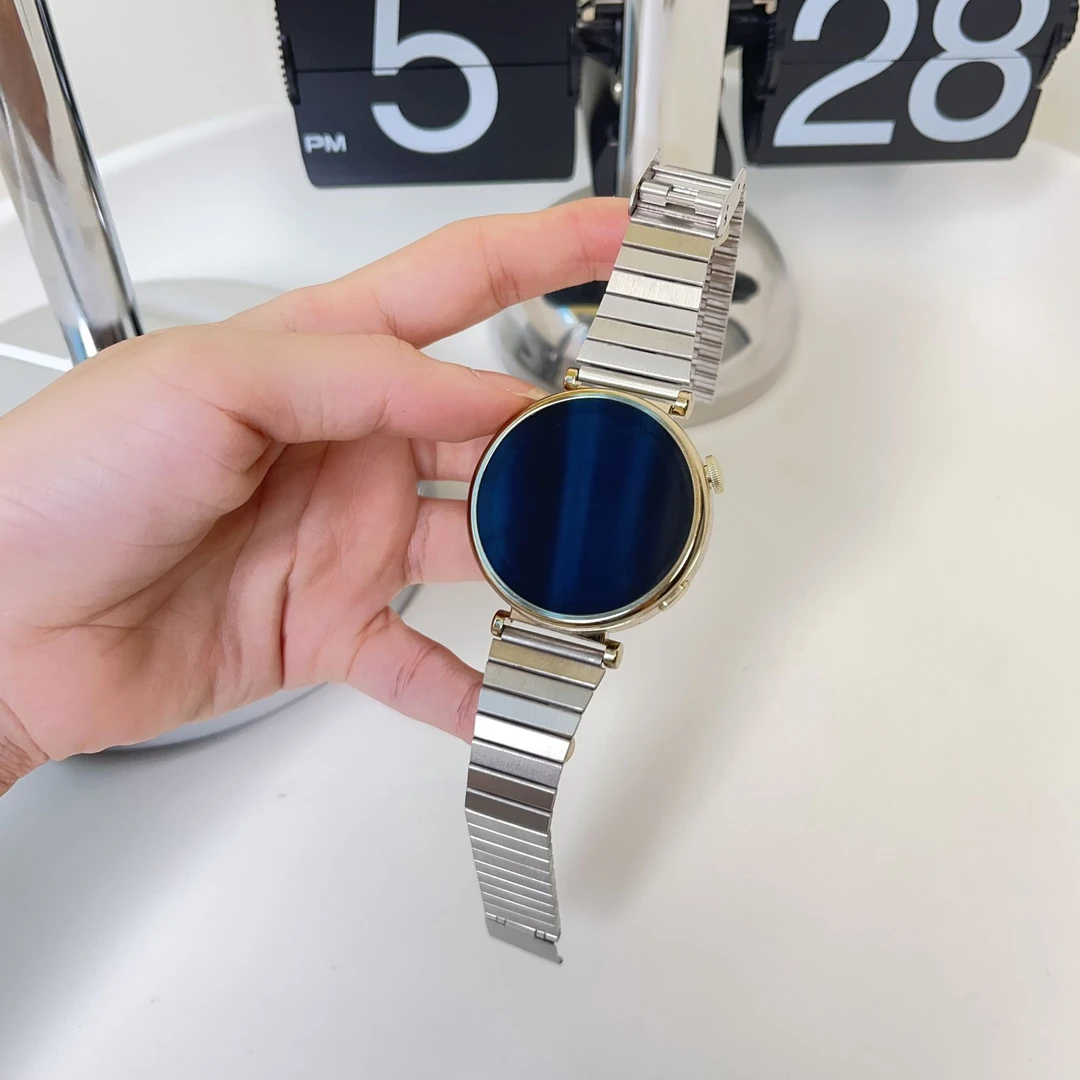 适用华为gt5pro新款小蛮腰GT5金属钢带watch4pro表带gt4高级3女生