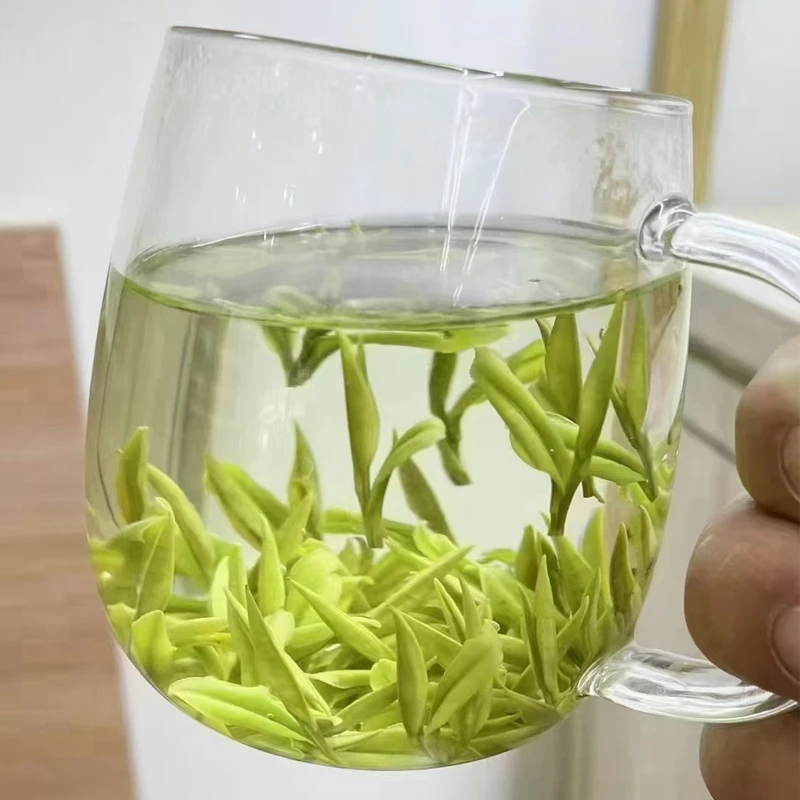 金字招牌【麒麟头芽】安吉昆铜开园头采白茶小肥芽2023新茶高山白茶