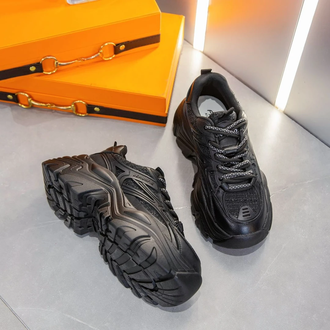 【新疆包邮】2024春季爆款厚底增高休闲老爹鞋X912