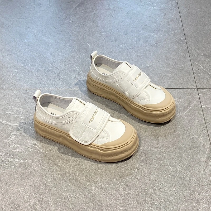 【迷眼厂长新疆包邮】2023爆款百搭厚底魔术贴大头鞋2802