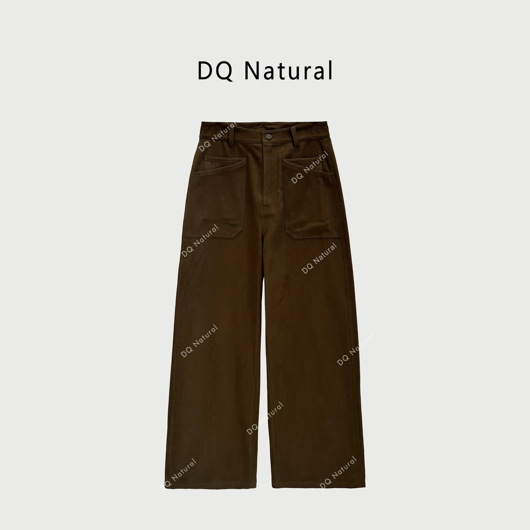 “清货特惠，NO退NO换”【DQ Natural】全棉底抓毛直筒牛仔裤 762761