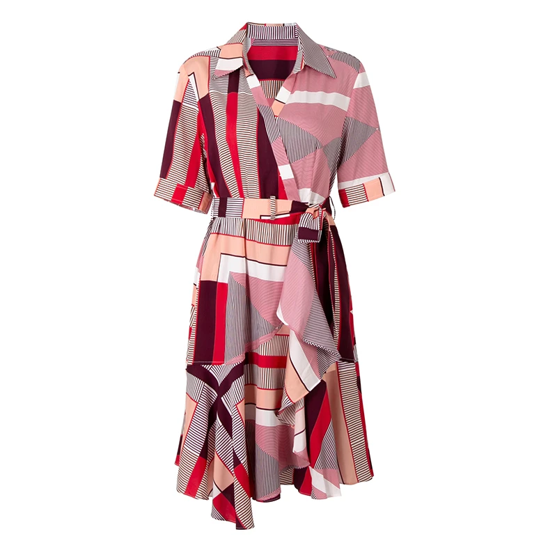 JH裹片印花连衣裙FJH2410780799