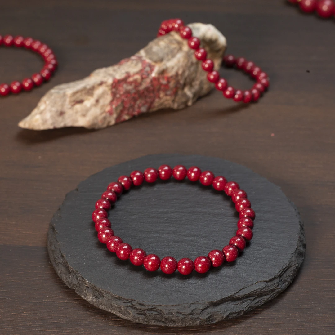 含辰砂工艺品朱砂手串饰品  男女同款
