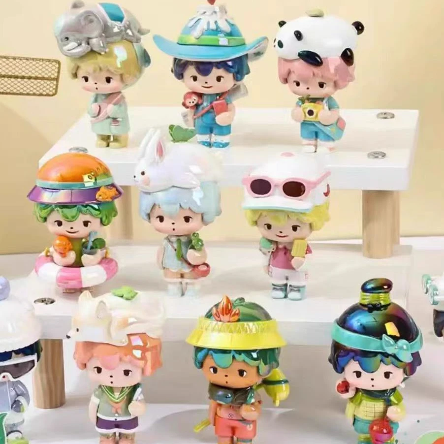 【阿吉弟弟】阿吉弟弟炫彩电镀系列盲盒（默认拆盒拆袋）