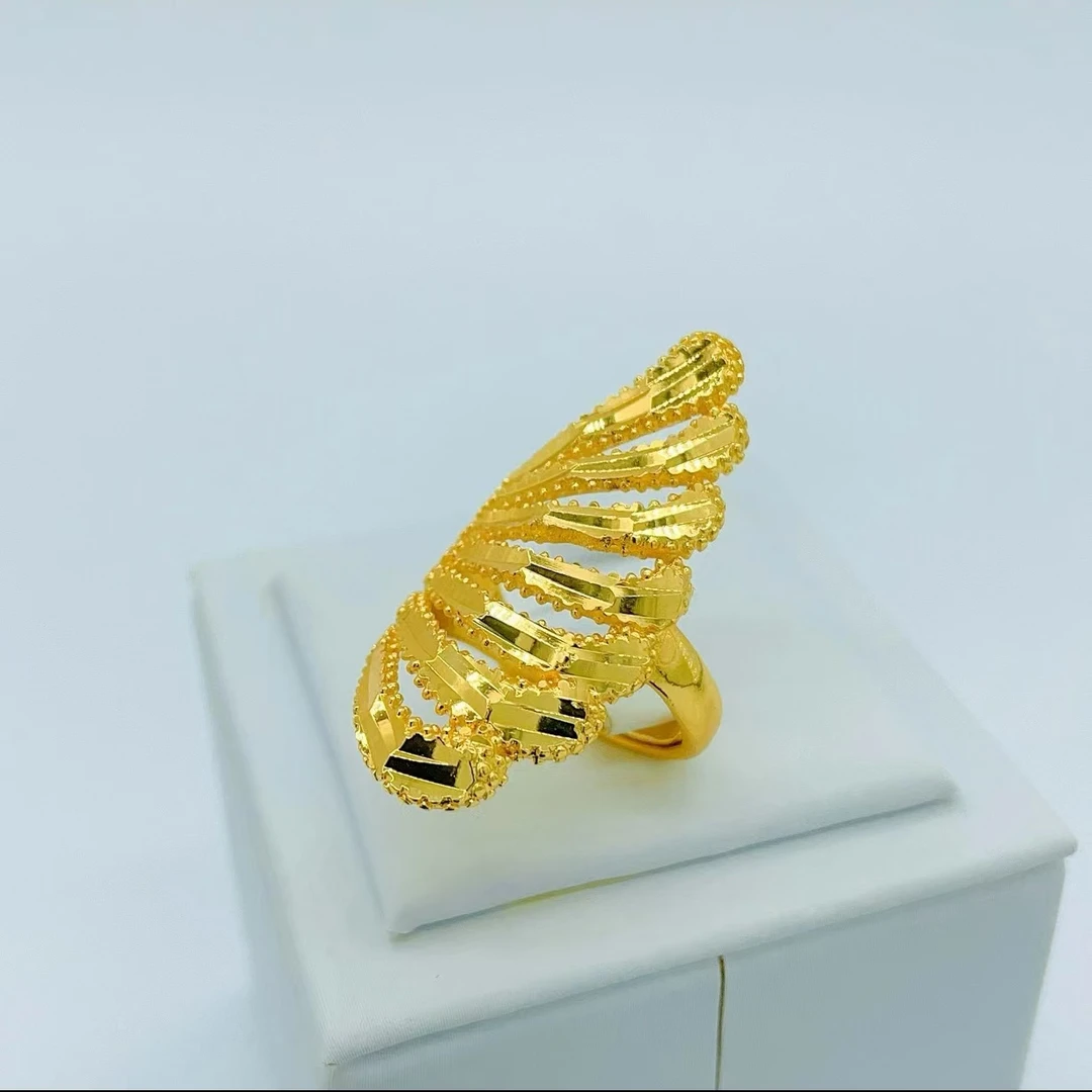 合金戒指 凤尾开口可调节戒指时尚大气修手型