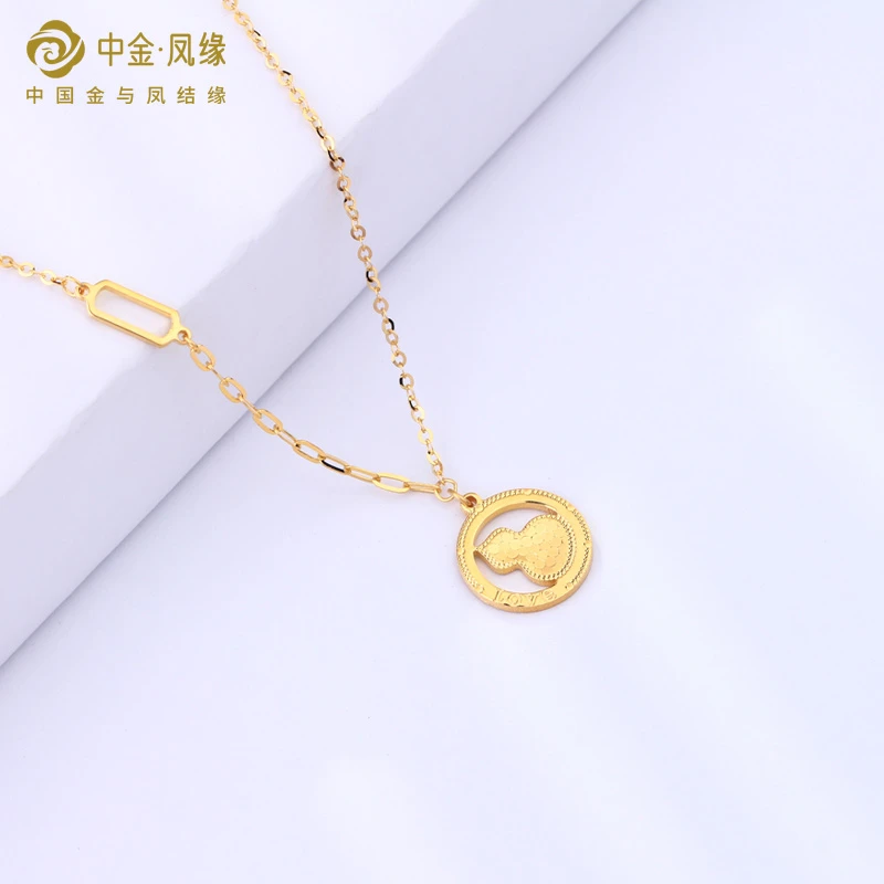 18K金圆满葫芦套链AU750TL0075