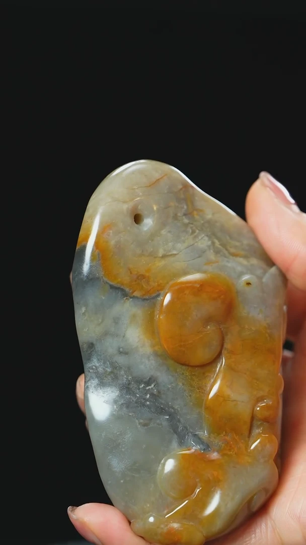 【闪购商品】昌化石昌化五彩田手把件