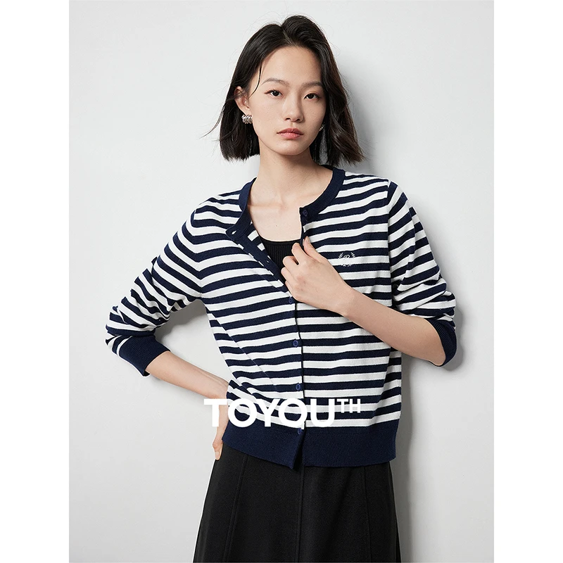 【琥珀流光】初语时尚针织衫2025秋季新秋冬显瘦毛织上衣百搭开衫