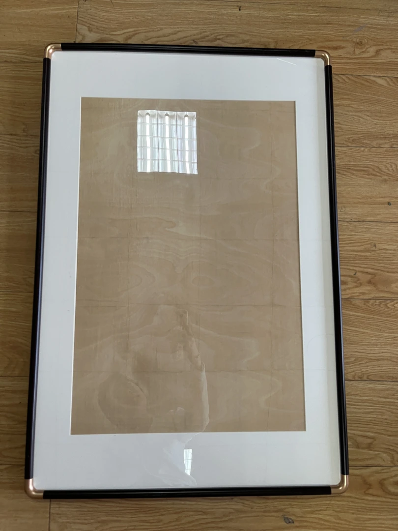 【2个装】60*90cm内径实木画框圆角框 宣纸画框国画书法字画裱框