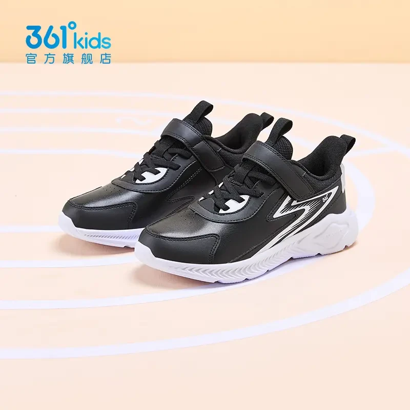 361°儿童童鞋男女童运动跑鞋冬季新款革面中大童N92443545