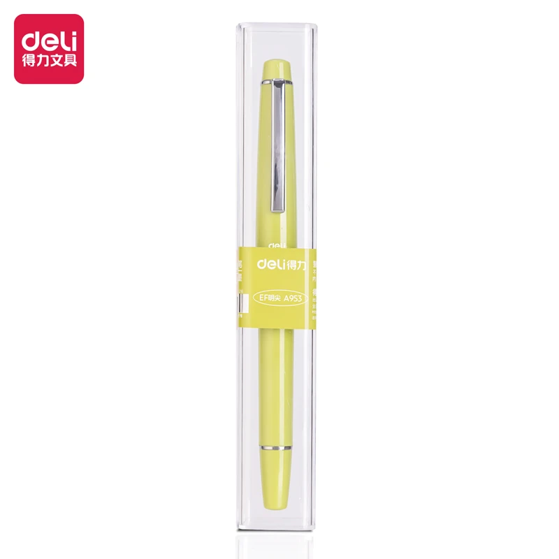 Deli/得力A953学生钢笔EF明尖(1笔/盒)学习用品舒适练字颜值