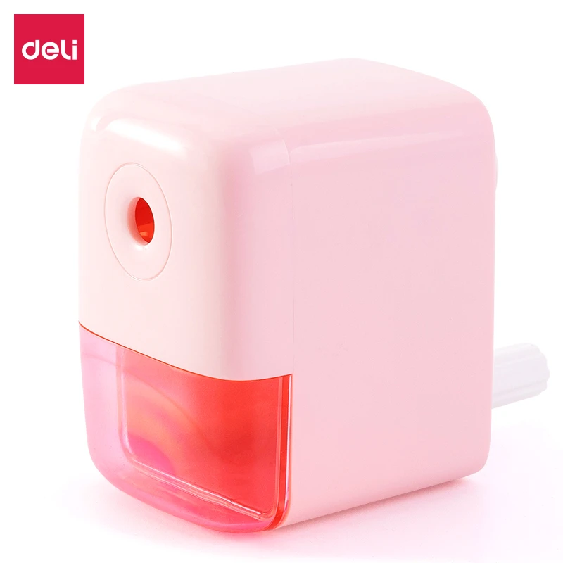 Deli/得力71158自动进笔削笔机便捷抽屉式转笔刀开学必备学习用品