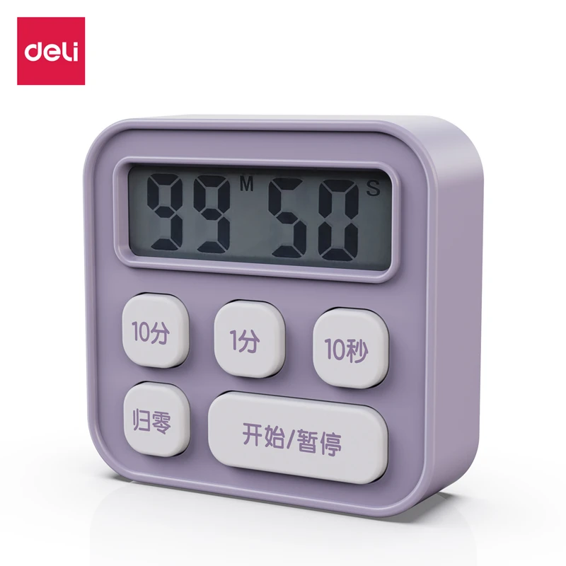 Deli/得力得力计时器LE201_电子计时器(混)(1只装盒)爆款