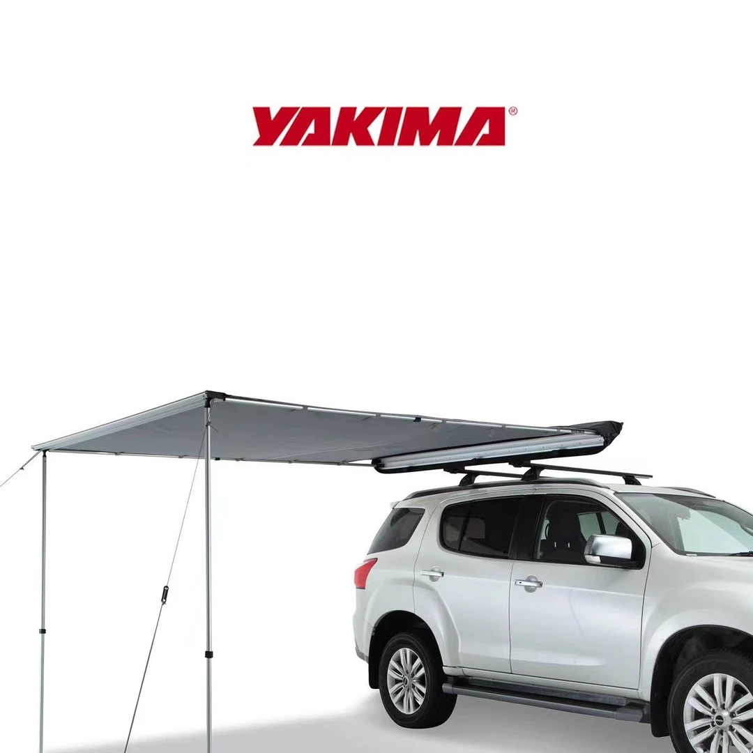 YAKIMA/雅捷马升级黑胶车边帐侧帐户外防雨防晒遮阳棚汽车露营