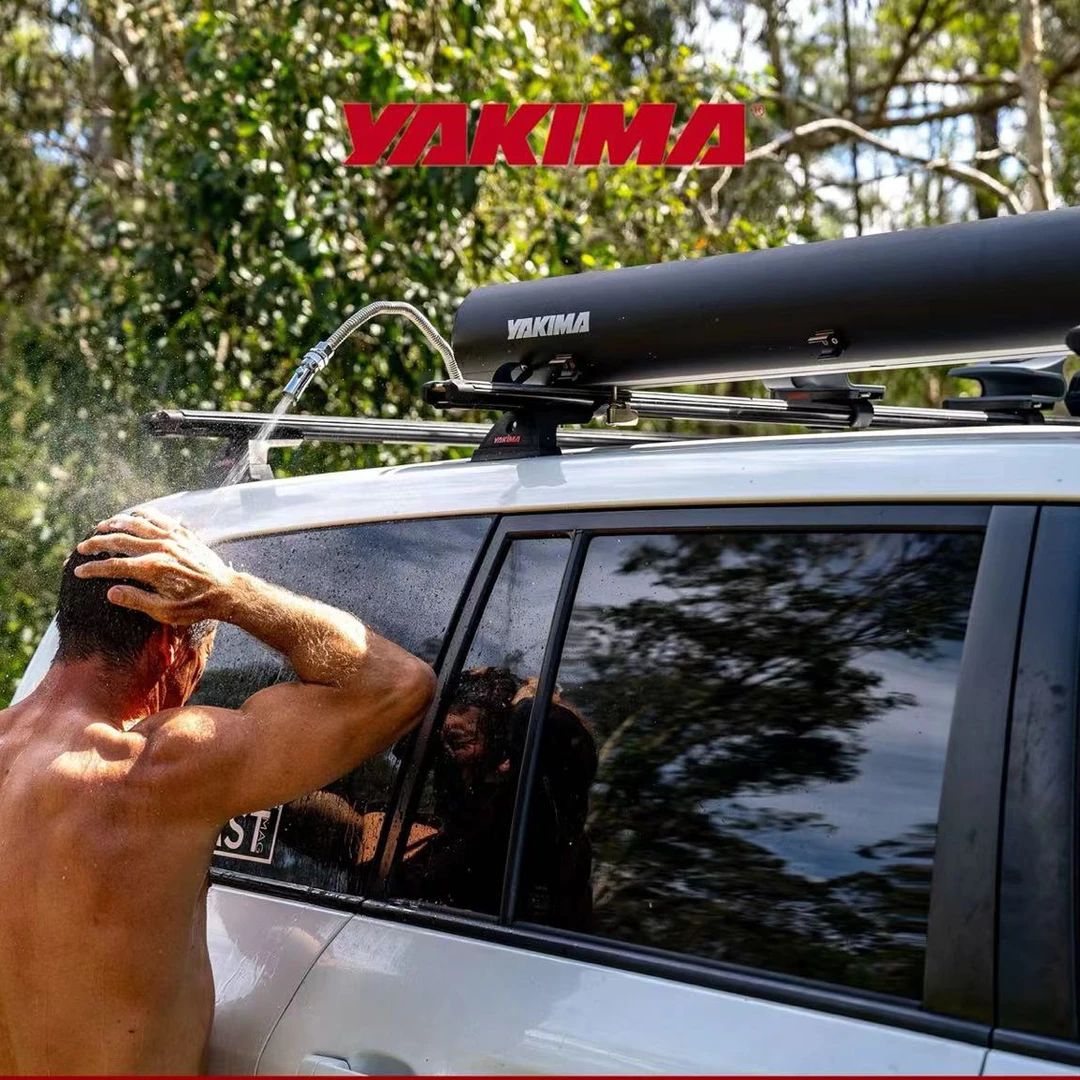 YAKIMA新品车顶水箱RoadShower加压铝合金免打孔汽车露营自驾水箱