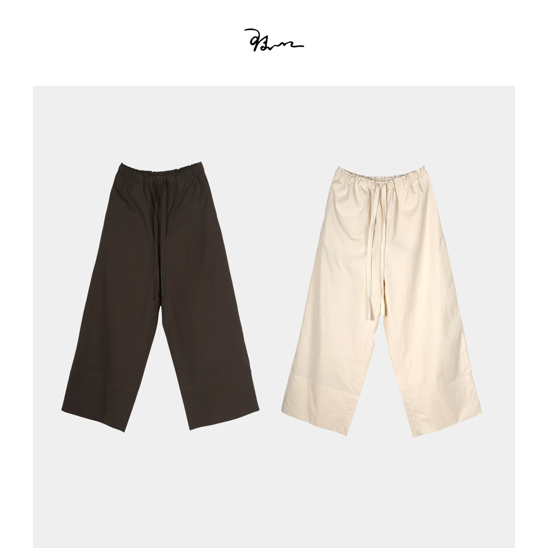 【大鱼】陆一口女装定制全棉休闲裤